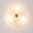 3-Light Bowl Glass Semi Flush Mount