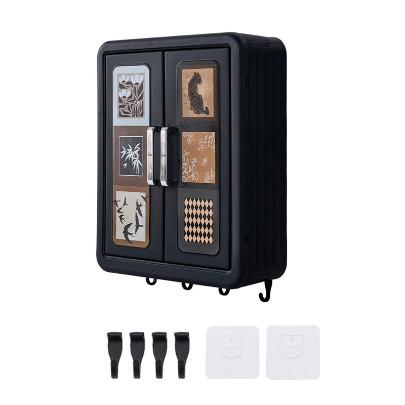 Plastic / Acrylic Wall Mounted Required Bathroom Cabinet