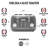 HADEN Chelsea 4 Slice Toaster Wide Slot with Removable Crumb Tray and Control Settings Chrome-107532262
