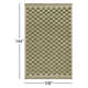 Rafaela Checkered Handmade Flatweave Wool Area Rug