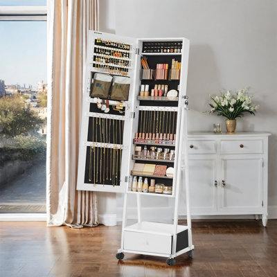 Armoire à bijoux avec miroir Enderlin