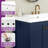 42" Bathroom Vanity With Resin Sink Set-1926254672