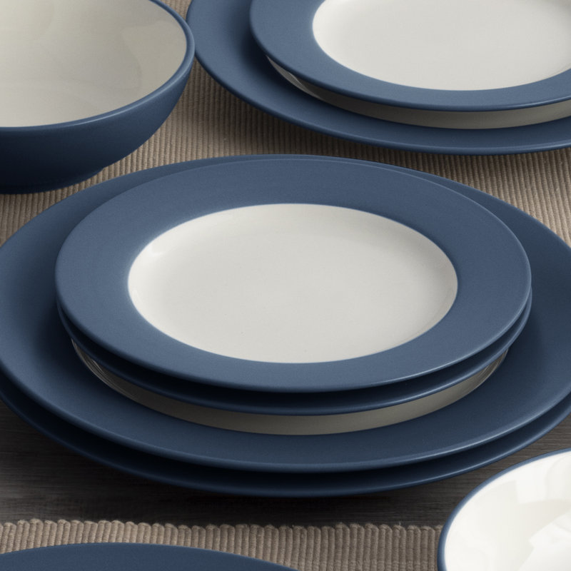 Noritake Colorwave Rim Salad Plates, 8-1/4", Blue