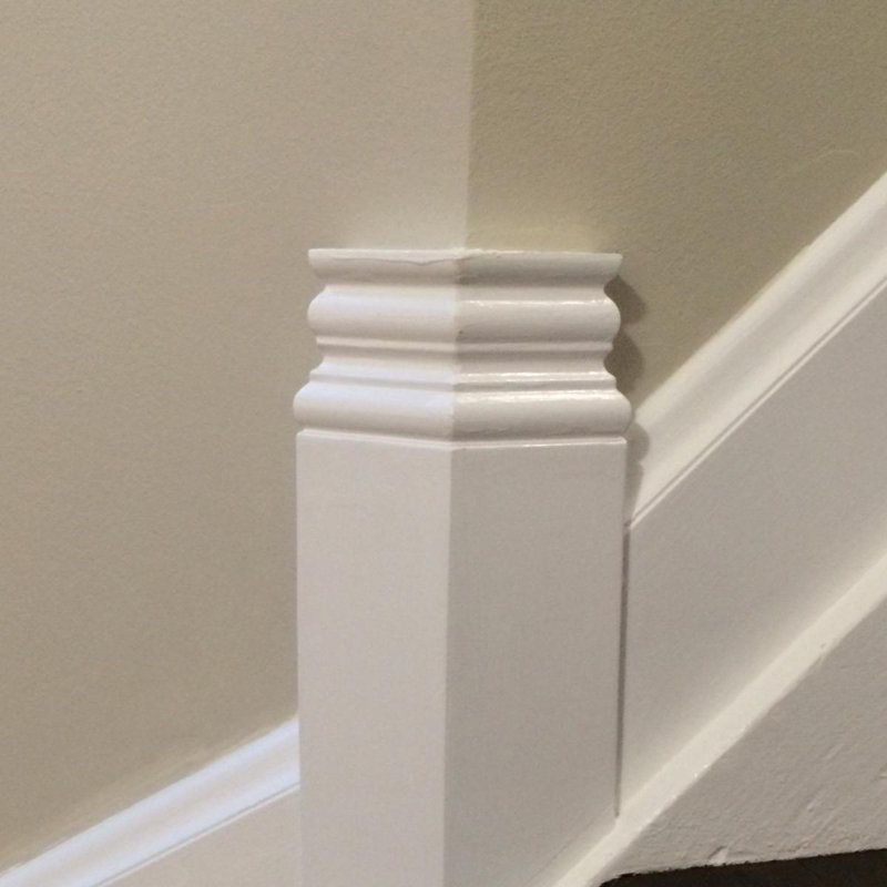 6 1/4"W x 9 3/4"H x 1"P Diane Plinth Block
