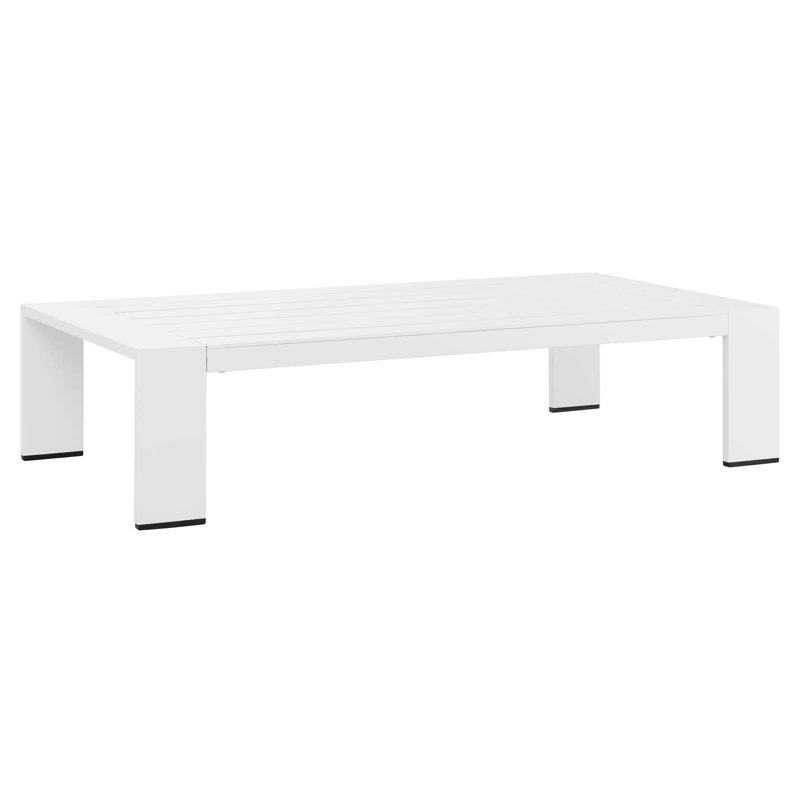 Tahoe White Powder-Coated Aluminum 3-Piece Outdoor Patio Set