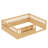 Taquile Kids Wood Floor Bed with Fence & Built-In Bookshelf-122581918-122581922