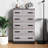 Basurto 5 Drawer Chest Wooden Dresser with Lock-1910246711