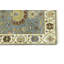 Tapis de couloir bleu en laine noué à la main à motif floral 2 pi 5 po x 10 pi Jhanet