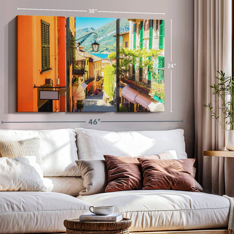 «Bellagio Village» sur, H 24 po x l 38 po