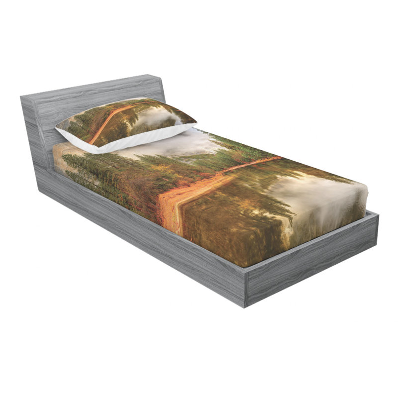 Microfiber Fitted Sheet, Twin Sheet Set with Fitted Sheet