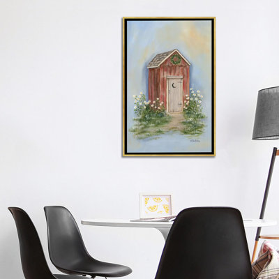 « Country Outhouse II » par Pam Britton, reproduction d’art