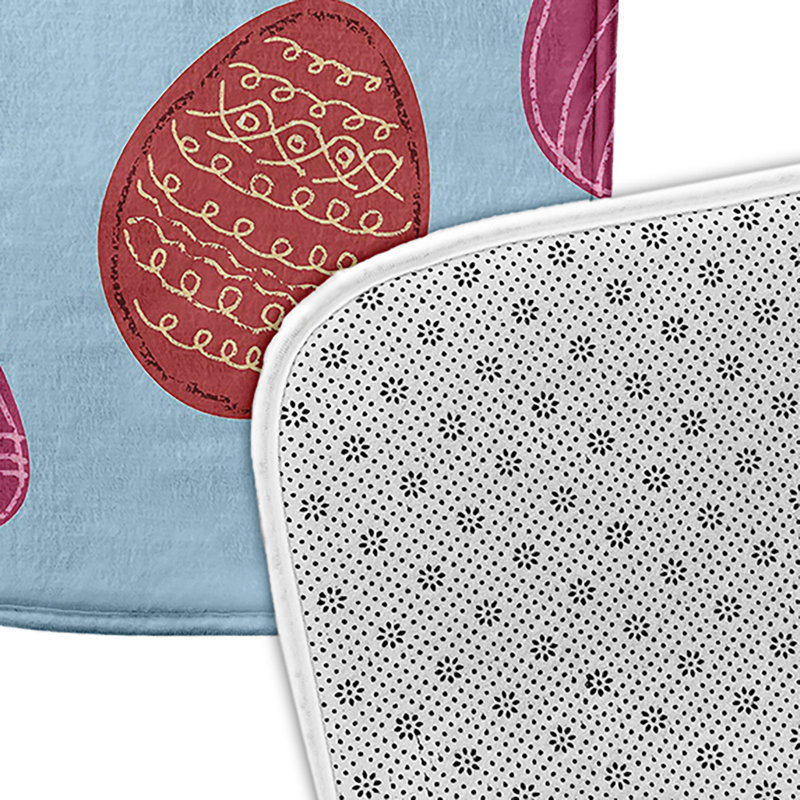 Tapis de bain, Bleu clair, L 21 po x L 34 po