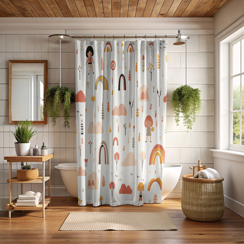 Rideau de douche Starry Night - Premium, H 74 po x l 71 po