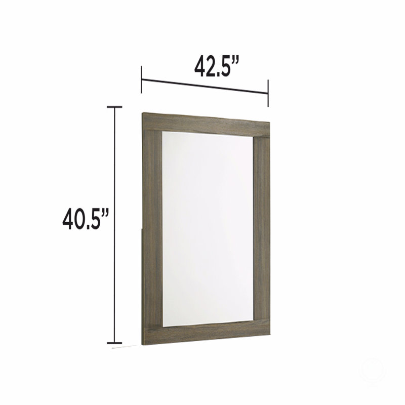 Miroir de style moderne en bois