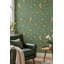 Motif céleste vert lune or et étoile-1644004041