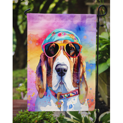 Drapeau de jardin Hippie Dawg