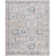 Saxton Oriental Indoor Polypropylene & Polyester Area Rug, Beige | Blue