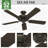 52" Sea Air 5 - Blade Outdoor Standard Ceiling Fan with Pull Chain-15934720