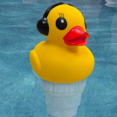 Chlorateur pour piscine: canard - grand