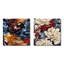 Uxbridge - Ensemble de 2 collages carrés botaniques abstraits-101862020-101862018