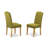 5 Piece Modern Dining Table Set Includes a Rectangle Wooden Table with Dropleaf and 4 Linen Fabric Parson Chairs, Oak-1744598663-1744598659
