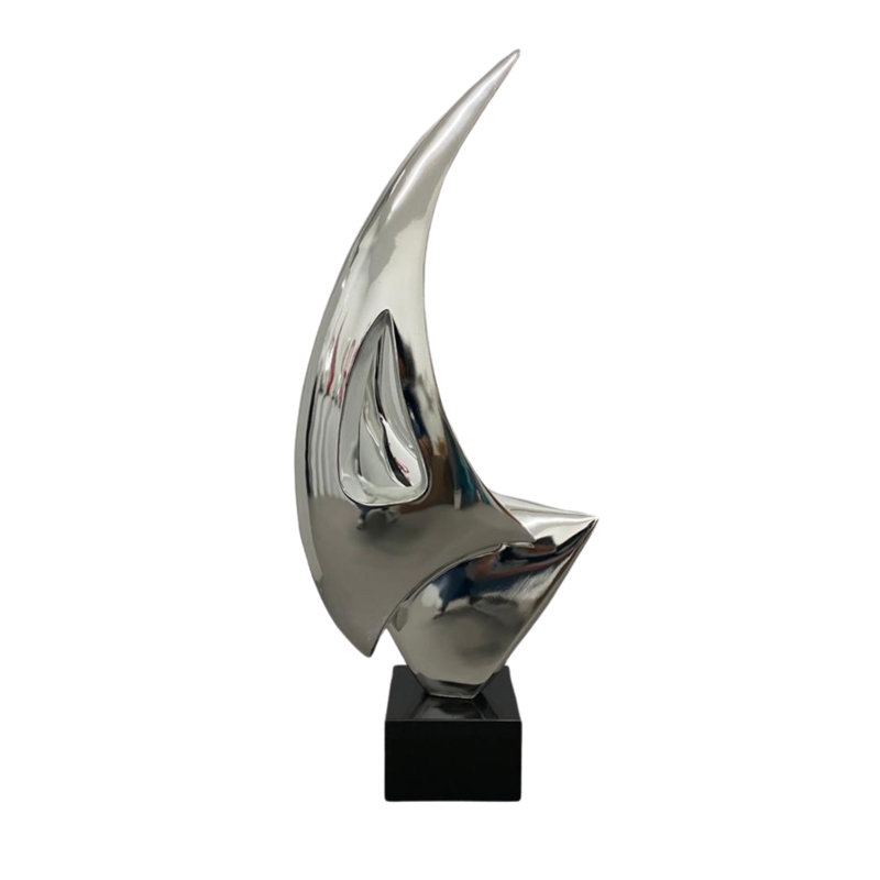 Sculpture de table en voile frisbee