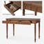Bureau d'écriture avec tiroirs de rangement camouflage l 47,75 po Camilo-139016308