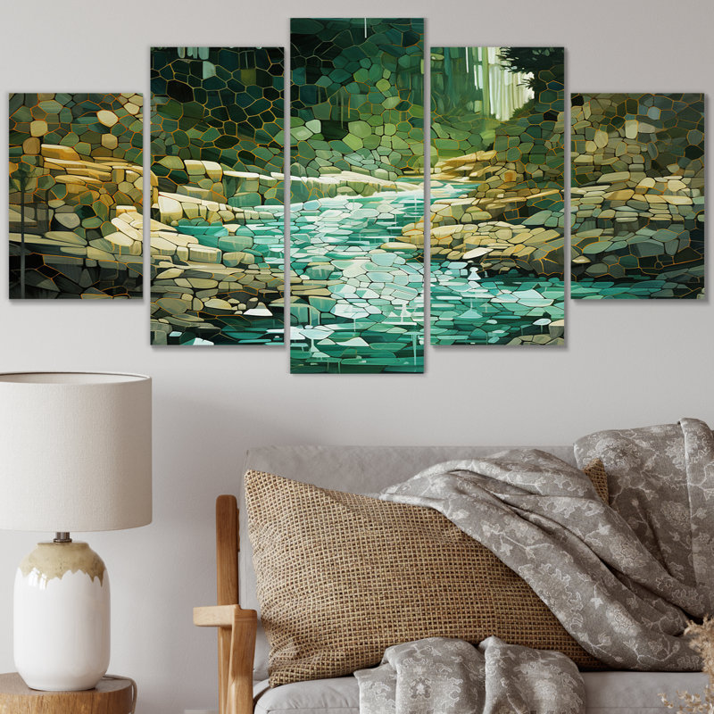 Impression sur toile Royalston - Lakes & Rivers - 5 panneaux