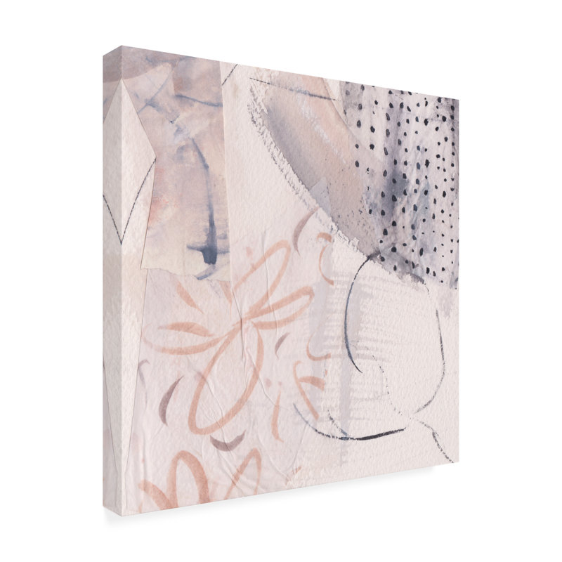 «Mirage De Fleur II» sur, H 14 po x l 14 po