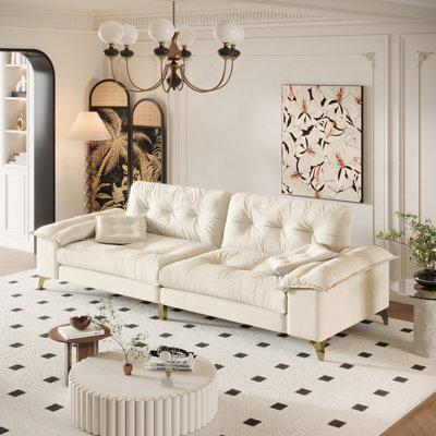 104.7 " Modern 4-Seat Cloud Sofa