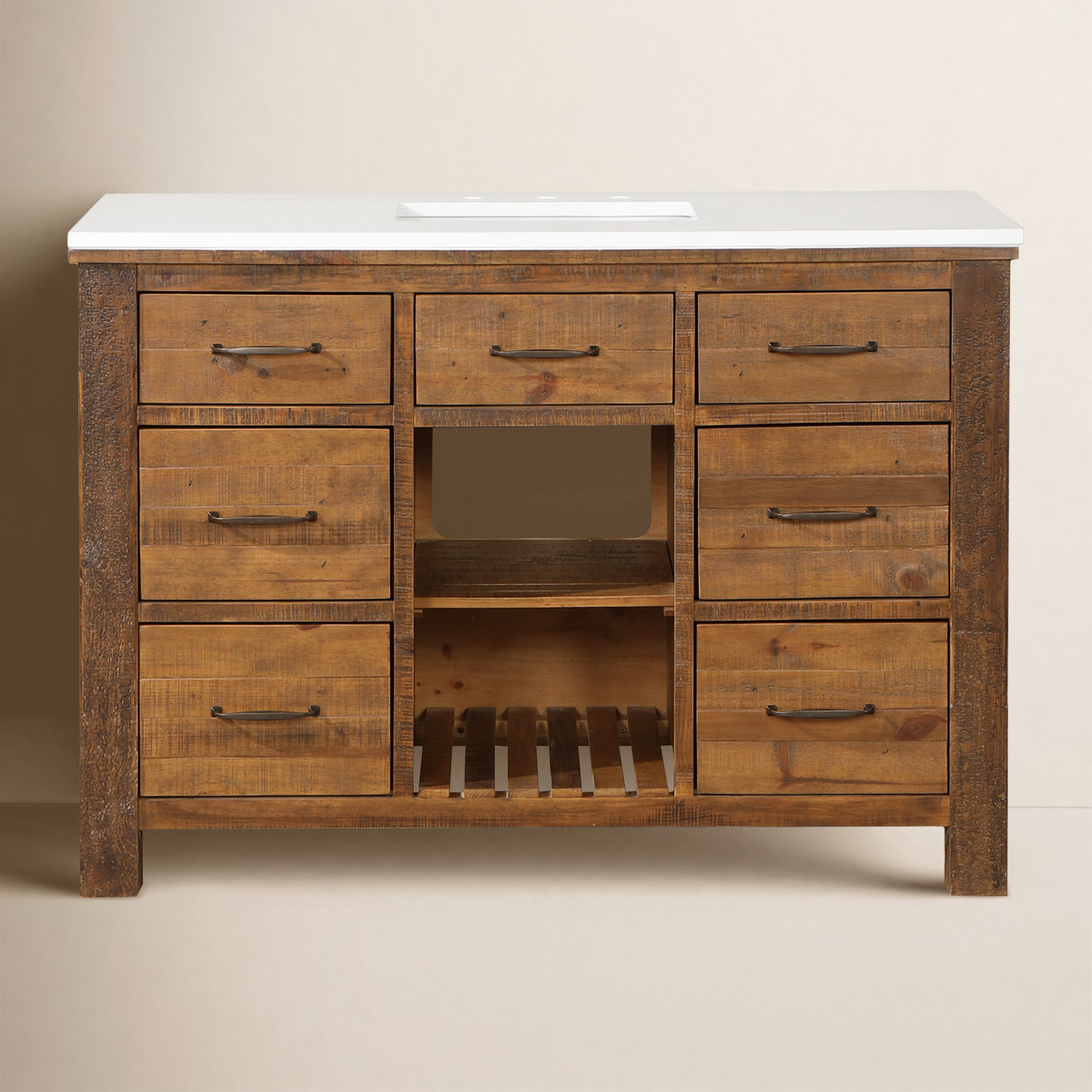 Marlie 48 " Pine Single Bathroom Vanity