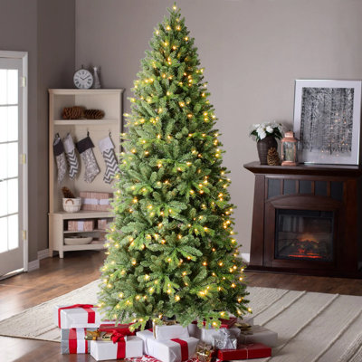 Sapin de Noël artificiel pré-éclairé