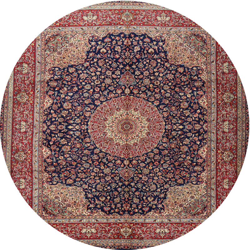 Cevahir Oriental Indoor Rug, Round 3'