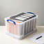 Plastic Storage 48 Litre Clear (Pack of 3)