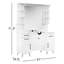 Armoire à shampooing Taquil Backwash, station de rangement murale avec miroir, armoire de rangement avec tiroirs-1995657853