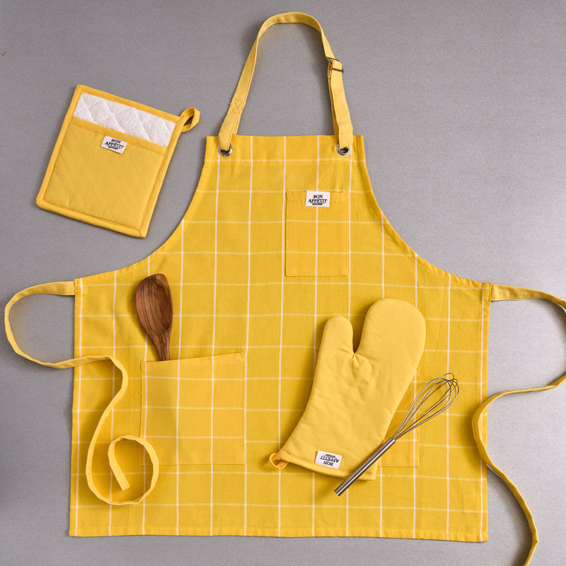 Ensemble de cuisine Design Imports, Jaune