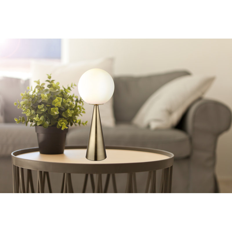 Azon Metal Table Lamp, Gold