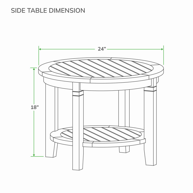 Loiret 2 - Person Teak Outdoor Seating Group With Cushions