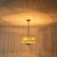 Lustre tambour 4 lumières à intensité variable