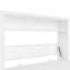 Lit escamotable simple avec tablettes, lit mural en métal pliable et peu encombrant