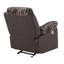 Fauteuil inclinable Bruni Brun