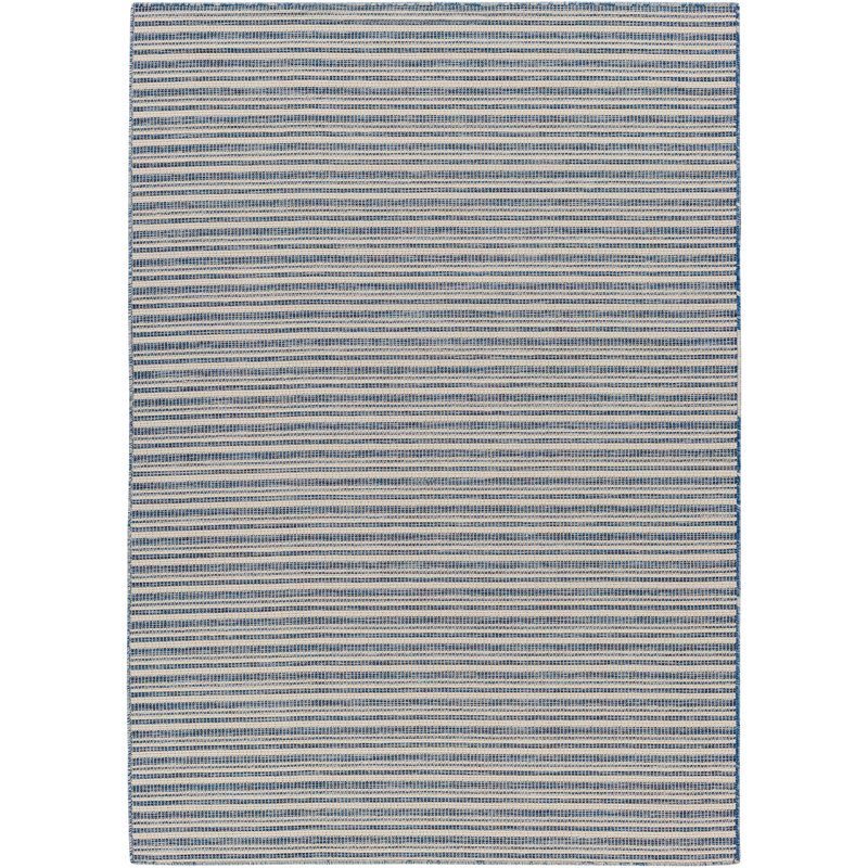 Madax Striped Indoor / Outdoor Rug, Round 7'7"