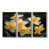 Toile naturelle avec cadre flottant