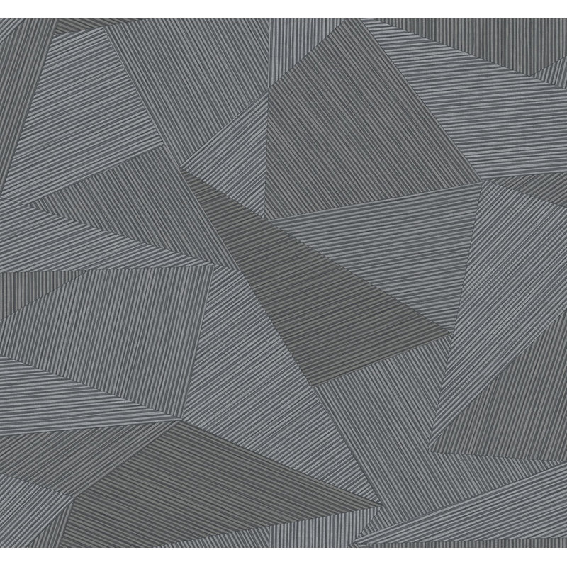 Beathe Geometric Shapes Double Roll, Dark Gray