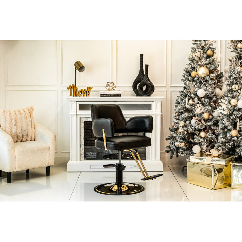 MONCLER Styling Chair (Black/Gold)