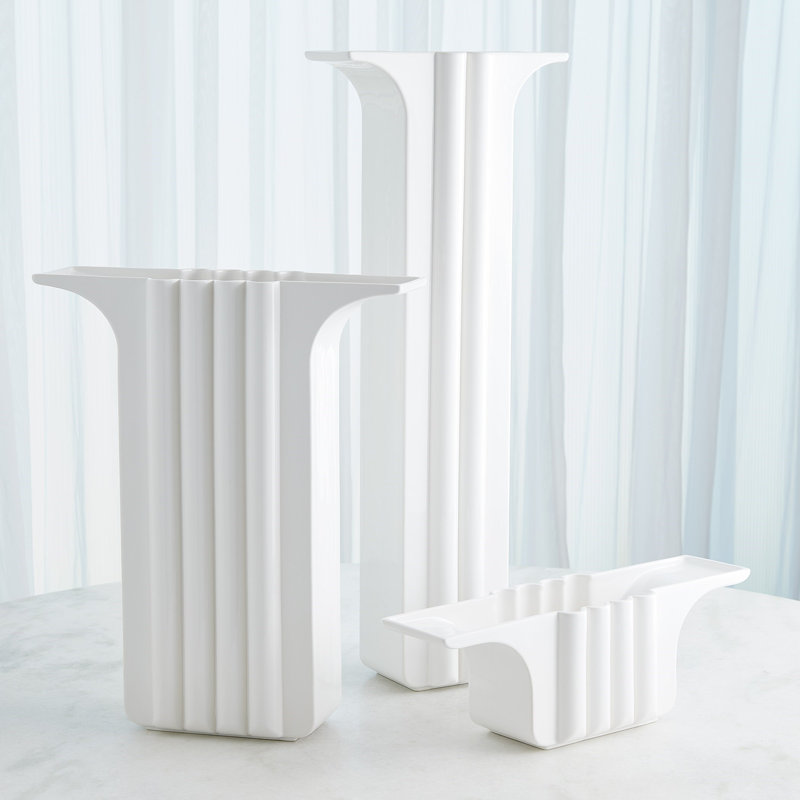 Ceramic / Porcelain Table Vase, Overall Height-  30"