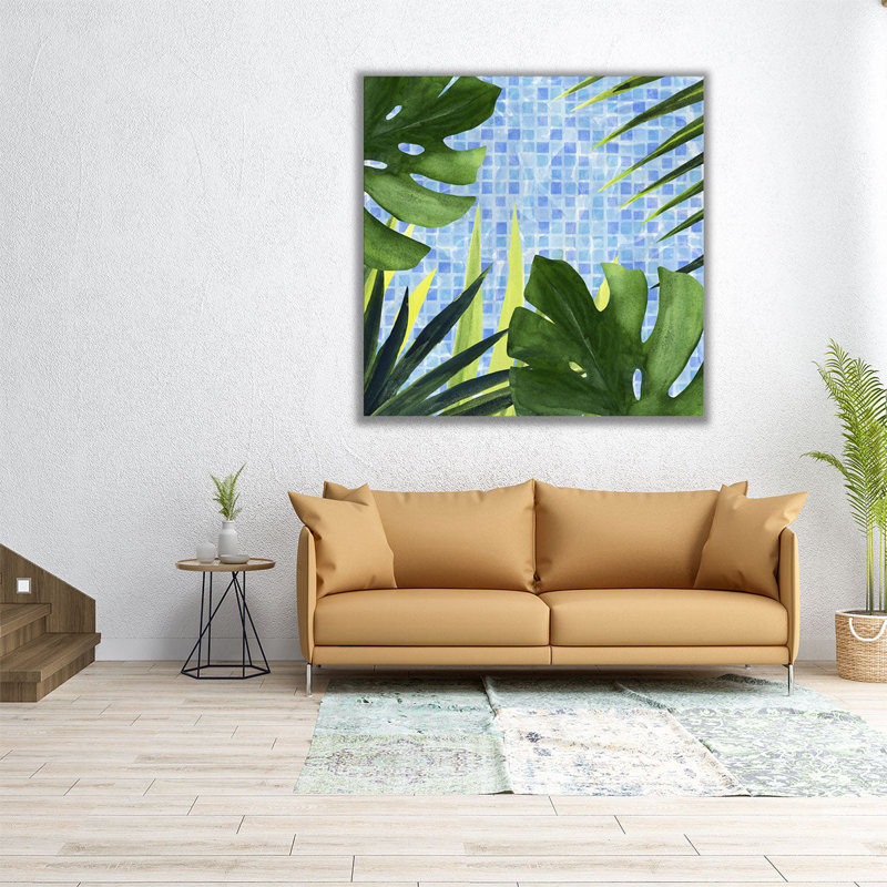 «Poolside Shade I», reproduction d'art sur toile, H 20 po x l 20 po
