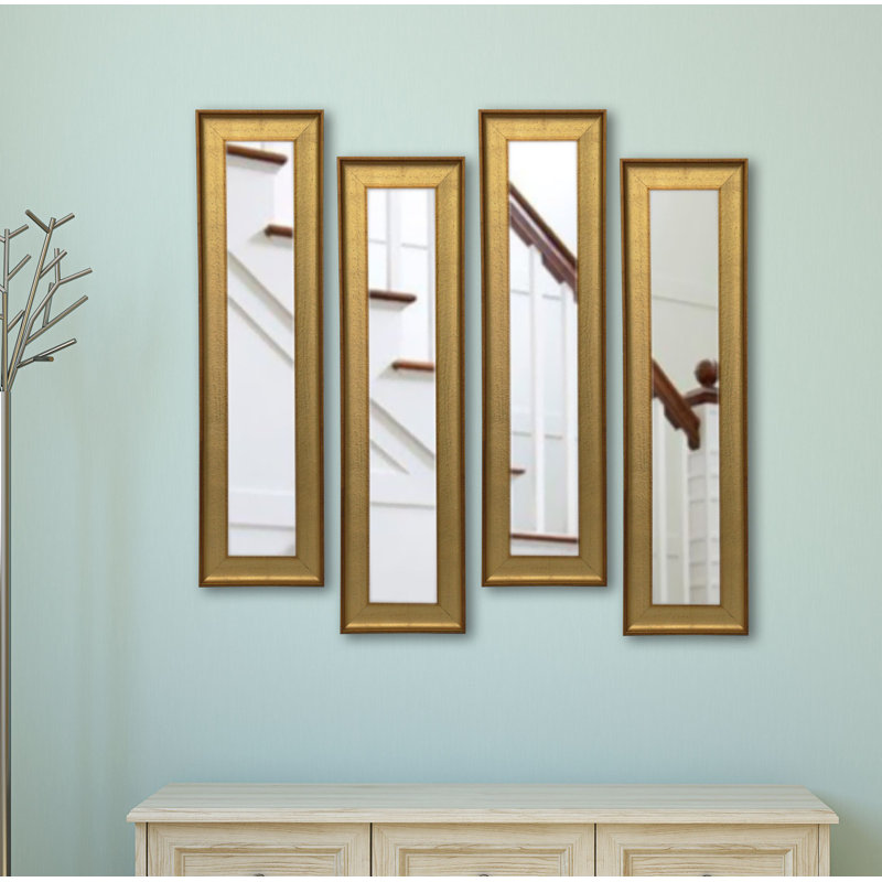 Ensemble de miroirs 4 pièces Truluck, H 23,5 po x l 7,5 po
