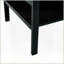 Table basse à plateau relevable en verre, table basse moderne simple en verre trempé 2 couches pour le salon, noir