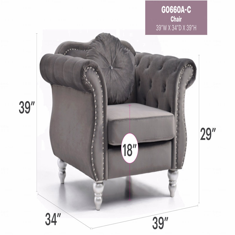 Chaise transitionnelle gris foncé